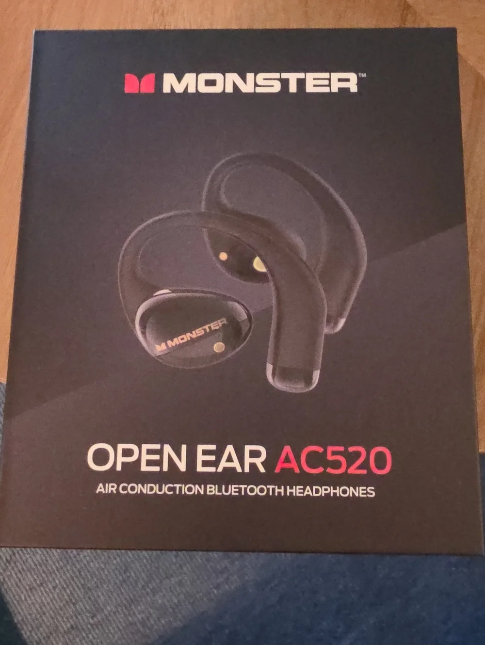 Open Ear AC520 Bluetooth Headphones - Black